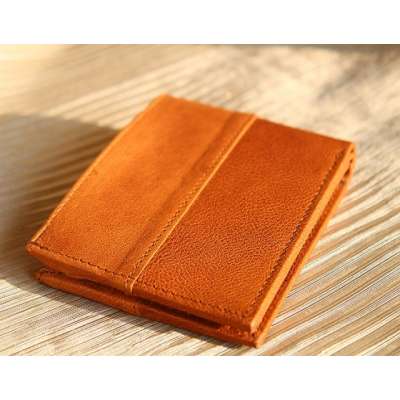 Brown Genuine Leather Wallet ATM Card Cash Holder Men Wallet