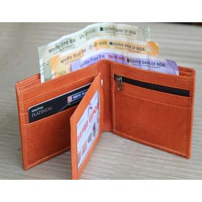 Real Genuine Brown Leather Wallets Casual Gift ATM Card Key Holder