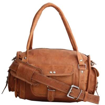 Genuine Leather Stylish Handmade  Travelling Luggage Bag