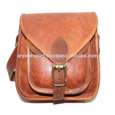 Exports Quality Goat Leather Ladies Hand Bag Sling Bag