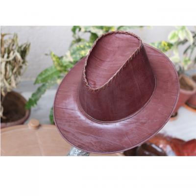 Good quality latest design leather cheap cowboy hat