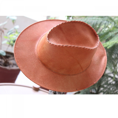 Good quality latest design leather cheap cowboy hat