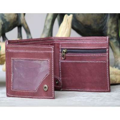 Real Genuine Leather Wallets Casual Gift ATM Card Key Holder For Mens